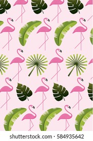 summer/  tropical background vector/illustration