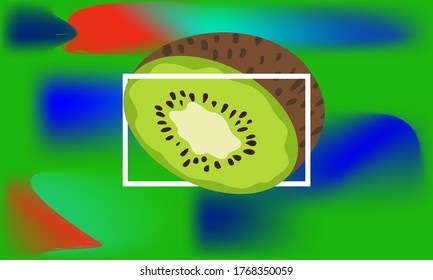 Summer tropical backgrounds with fruits,watermelon,Pineapple,mango,kiwi and banana,Trendy Abstract modern vivid vibrant spring wallpaper for posters,cards,web,book,social media and ads.Vector.