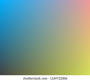 Summer tropical backgrounds set with palms, sky and sunset. Summer placard poster flyer invitation card. Blurred bright colors mesh background. Colorful rainbow gradient. Smooth blend banner template