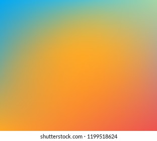 Summer tropical backgrounds set with palms, sky and sunset. Summer placard poster flyer invitation card. Blurred bright colors mesh background. Colorful rainbow gradient. Smooth blend banner template
