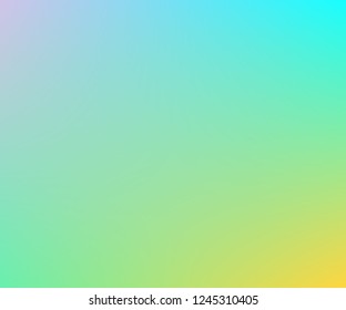 Summer tropical backgrounds set with palms, sky and sunset. Summer placard poster flyer invitation card. Blurred bright colors mesh background. Colorful rainbow gradient. Smooth blend banner template