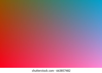 Summer  tropical backgrounds set with palms, sky and sunset. Summer placard poster flyer invitation card. Blurred bright colors mesh background. Colorful rainbow gradient.