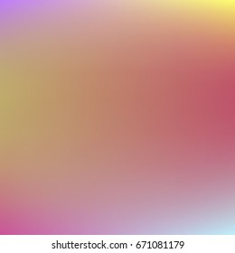 Summer  tropical backgrounds set with palms, sky and sunset. Summer placard poster flyer invitation card. Blurred bright colors mesh background. Colorful rainbow gradient. 