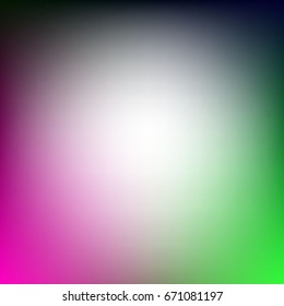 Summer  tropical backgrounds set with palms, sky and sunset. Summer placard poster flyer invitation card. Blurred bright colors mesh background. Colorful rainbow gradient. 
