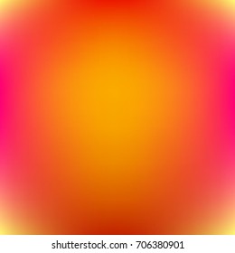 Summer tropical backgrounds set with palms, sky and sunset. Summer placard poster flyer invitation card. Blurred bright colors mesh background. Colorful rainbow gradient.