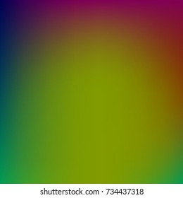 Summer tropical backgrounds set with palms, sky and sunset. Summer placard poster flyer invitation card. Blurred bright colors mesh background. Colorful rainbow gradient.