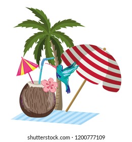 Summer and tropical drinks