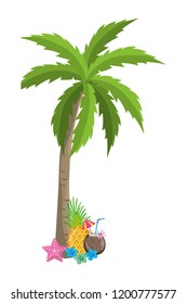 Summer and tropical drinks