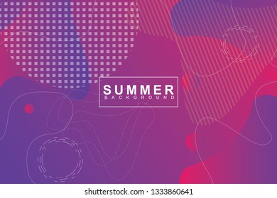 Summer tropical fluid landing page background. Fluid, liquid, wavy, gradient, flowing, orange, dynamic shape background. Trendy and modern background color. Cool banner design template.