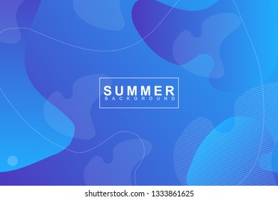 Summer tropical fluid landing page background. Fluid, liquid, wavy, gradient, flowing, orange, dynamic shape background. Trendy and modern background color. Cool banner design template.