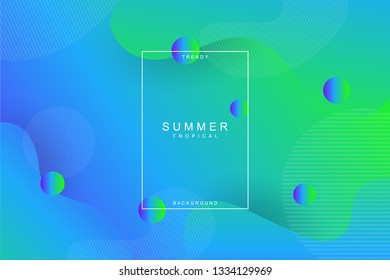 Summer tropical fluid landing page background. Fluid, liquid, wavy, gradient, flowing, purple, dynamic shape background. Trendy and modern background color. Cool banner design template.