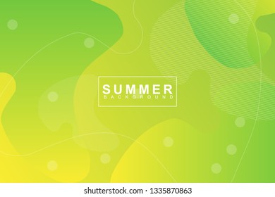 Summer tropical fluid landing page background. Fluid, liquid, wavy, gradient, flowing, orange, dynamic shape background. Trendy and modern background color. Cool banner design template.