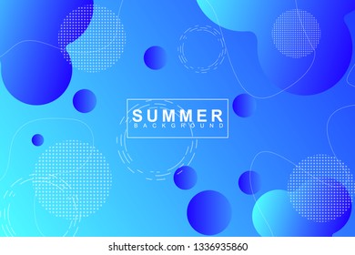 Summer tropical fluid landing page background. Fluid, liquid, wavy, gradient, flowing, orange, dynamic shape background. Trendy and modern background color. Cool banner design template.