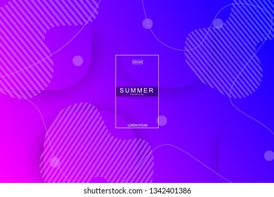 Summer tropical fluid landing page background. Fluid, liquid, wavy, gradient, flowing, dynamic shape background. Trendy and modern background color. Cool banner design template.
