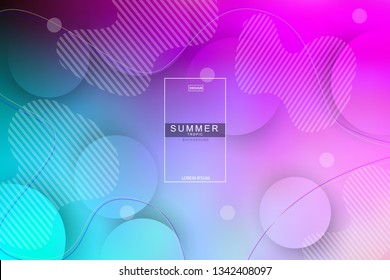 Summer tropical fluid landing page background. Fluid, liquid, wavy, gradient, flowing, dynamic shape background. Trendy and modern background color. Cool banner design template.
