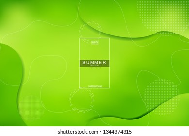 Summer tropical fluid landing page background. Fluid, liquid, wavy, gradient, flowing, dynamic shape background. Trendy and modern background color. Cool banner design template.