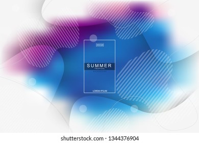 Summer tropical fluid landing page background. Fluid, liquid, wavy, gradient, flowing, dynamic shape background. Trendy and modern background color. Cool banner design template.