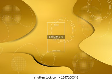 Summer tropical fluid landing page background. Fluid, liquid, wavy, gradient, flowing, dynamic shape background. Trendy and modern background color. Cool banner design template.