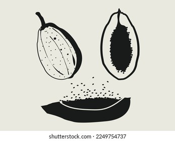 Summer Tropical Fruits Sweet Papaya