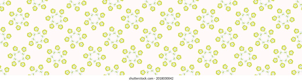 Summer tropical geometric seamless border pattern. Bright retro geo banner edge. Fun gender neutral gift wrap masking taper decor washi ribbon trim in vector.