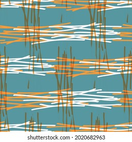 Patrón geométrico sin costuras veraniego. Forma de geo retro brillante para papel de libro de recortes digital y diseño de niños repetidos. Vegetación textil de camisa masculina divertida en vector.