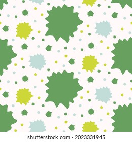 Summer tropical geometric seamless pattern. Bright retro geo shape for digital scrapbook paper and repeat kid design. Fun masculine shirt textile swatch in vector.