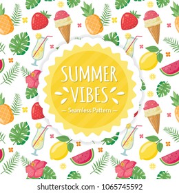 summer tropical pattern