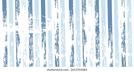 Summer Tropical pattern, palm leaves seamless vector floral background. Exotic plant on blue stripes illustration, jungle print. Leaves of palm tree on paint lines. ink brush strokes eps 10