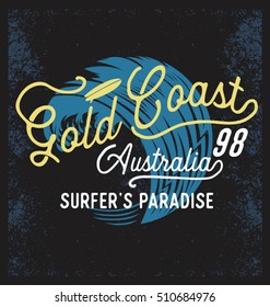 summer tropical surf print.