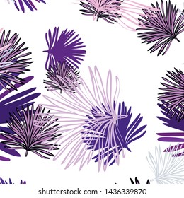 Summer tropical vector design for banner or flyer with exotic leaves.