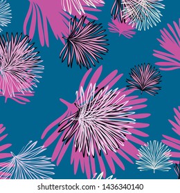 Summer tropical vector design for banner or flyer with exotic leaves.