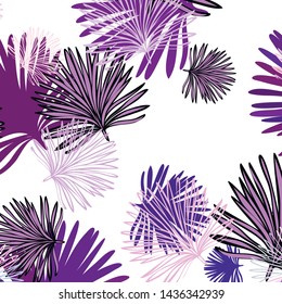 Summer tropical vector design for banner or flyer with exotic leaves.