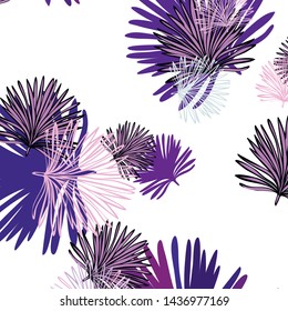 Summer tropical vector design for banner or flyer with exotic leaves.