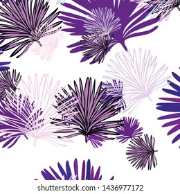Summer tropical vector design for banner or flyer with exotic leaves.