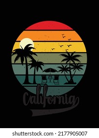 Summer T-shirt design for summer