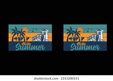 Summer T-Shirt Design;  Summer T-Shirt 