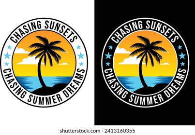 Summer t-shirt design and summer t-shirt design