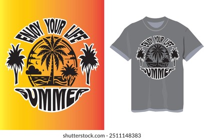 it is summer t-shirt design.