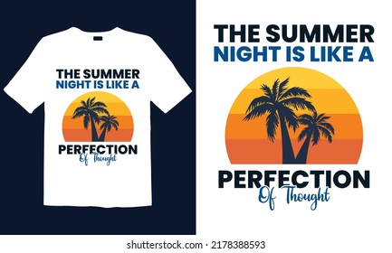 Summer t-shirt design. Best for fashion graphics, t-shirt prints, posters, stickers, décor elements, t-shirts, and prints.