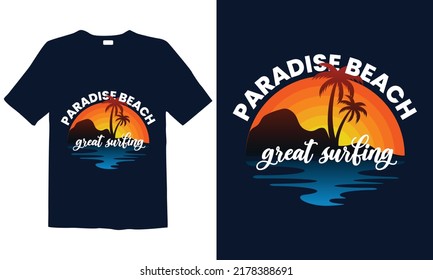 Summer t-shirt design. Best for fashion graphics, t-shirt prints, posters, stickers, décor elements, t-shirts, and prints.