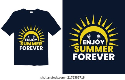 Summer t-shirt design. Best for fashion graphics, t-shirt prints, posters, stickers, décor elements, t-shirts, and prints.