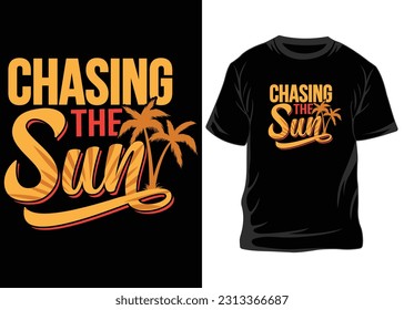 Summer t-shirt design. Best for fashion graphics, t-shirt prints, posters, stickers, Summer elements, t-shirts, and prints, Summer design, Vintage Summer, T-shirt Design.