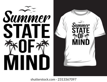Summer t-shirt design. Best for fashion graphics, t-shirt prints, posters, stickers, Summer elements, t-shirts, and prints, Summer design, Vintage Summer, T-shirt Design