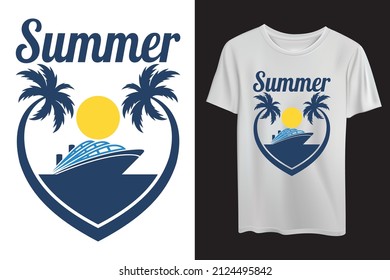 Summer T-shirt Design "best summer t shirt"