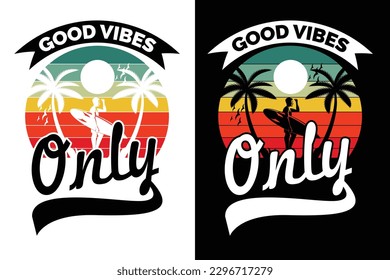 Summer t-shirt design bundle, summer beach vacation t-shirts, summer surfing t-shirt vector design
