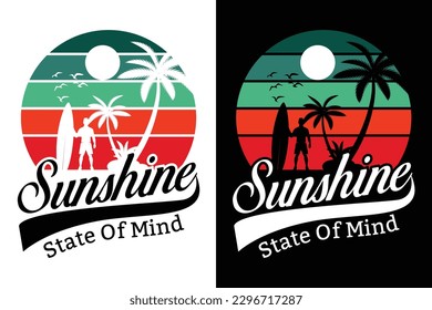 Summer t-shirt design bundle, summer beach vacation t-shirts, summer surfing t-shirt vector design