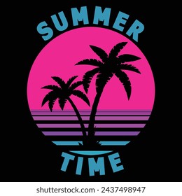 Summer t-shirt design bundle, summer beach vacation t-shirts, summer surfing t-shirt vector design