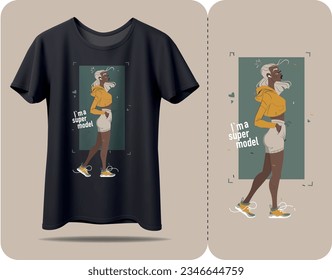 Summer T-shirt design, celebrity T-shirt design