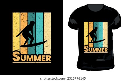 Summer T-shirt Design. Custom T-shirt Design.