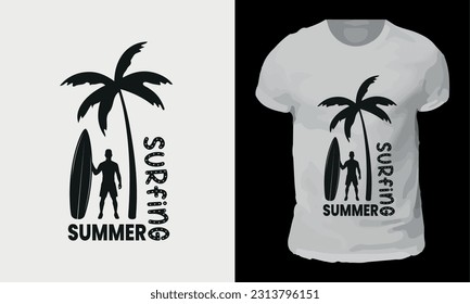 Summer T-shirt Design. Custom T-shirt Design.